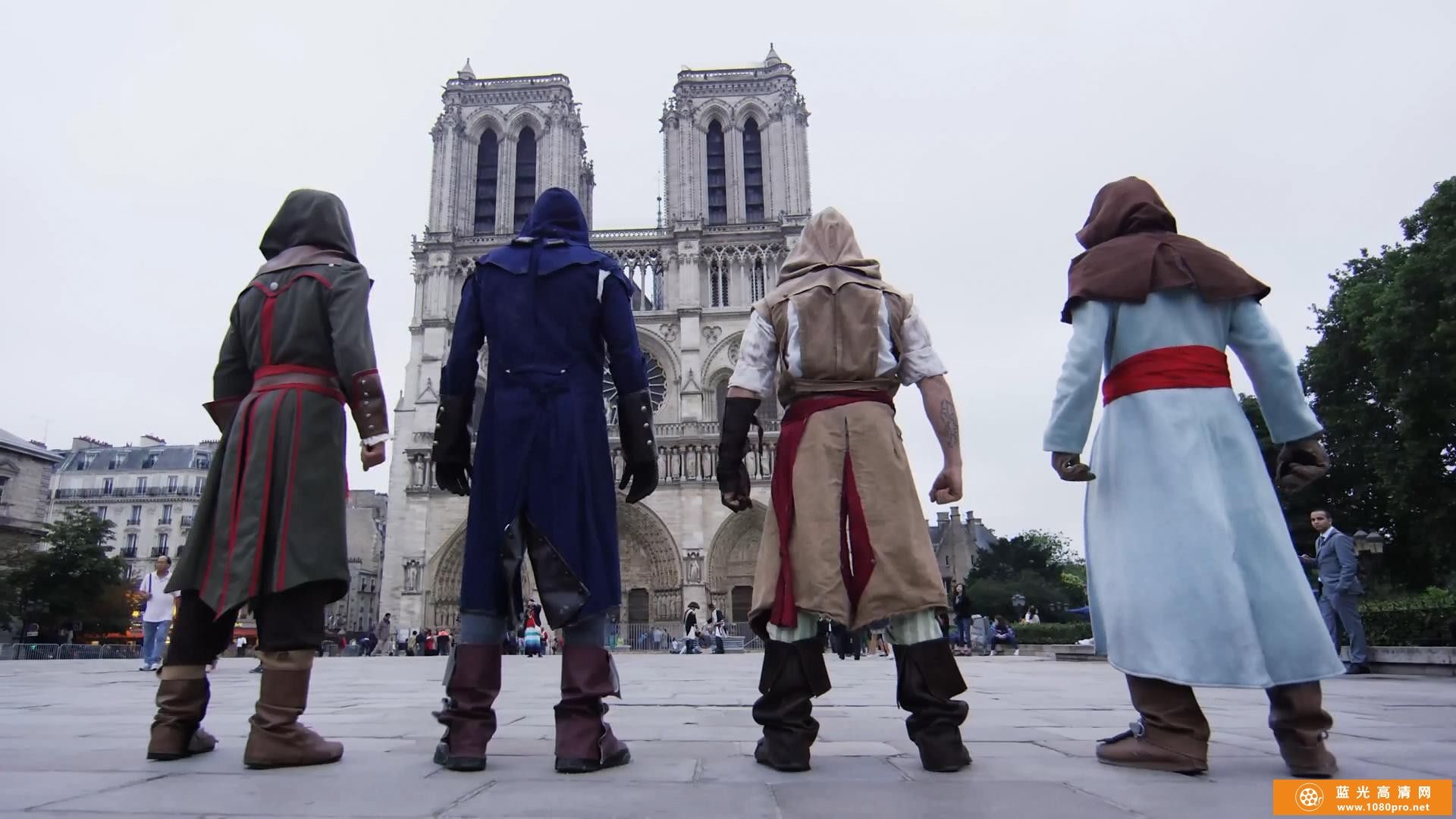 4K 跑酷与刺客信条的对决Assassin's Creed Unity Meets Parkour in Real Life - 4K
