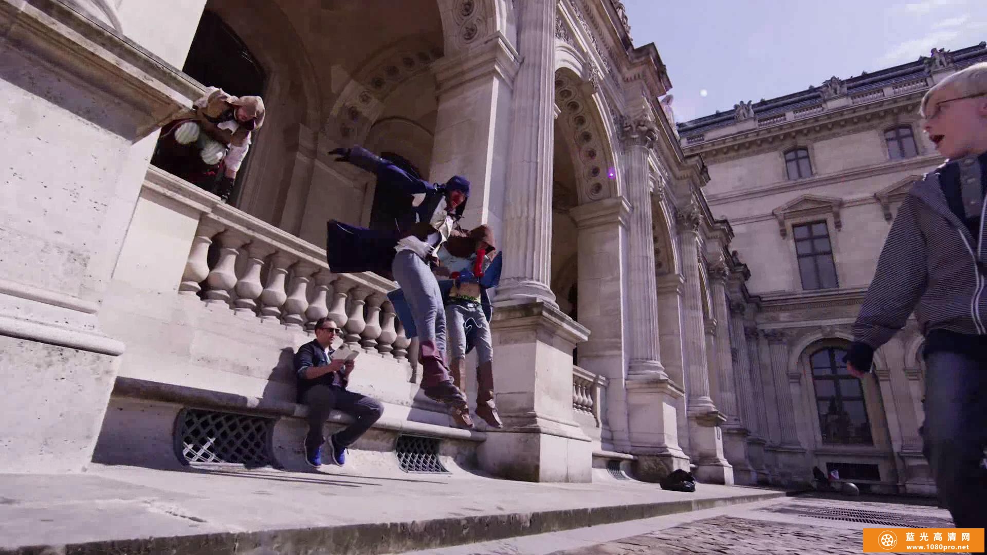 4K 跑酷与刺客信条的对决Assassin's Creed Unity Meets Parkour in Real Life - 4K