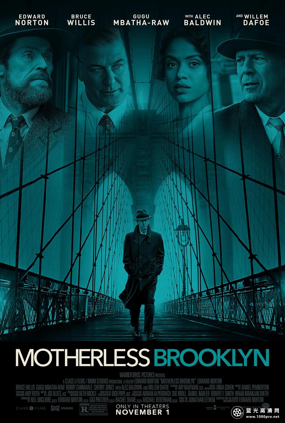 布鲁克林秘案/布鲁克林孤儿 Motherless.Brooklyn.2019.1080p.BluRay.x264.DTS-HD.MA.5.1-FGT 11.65GB ...