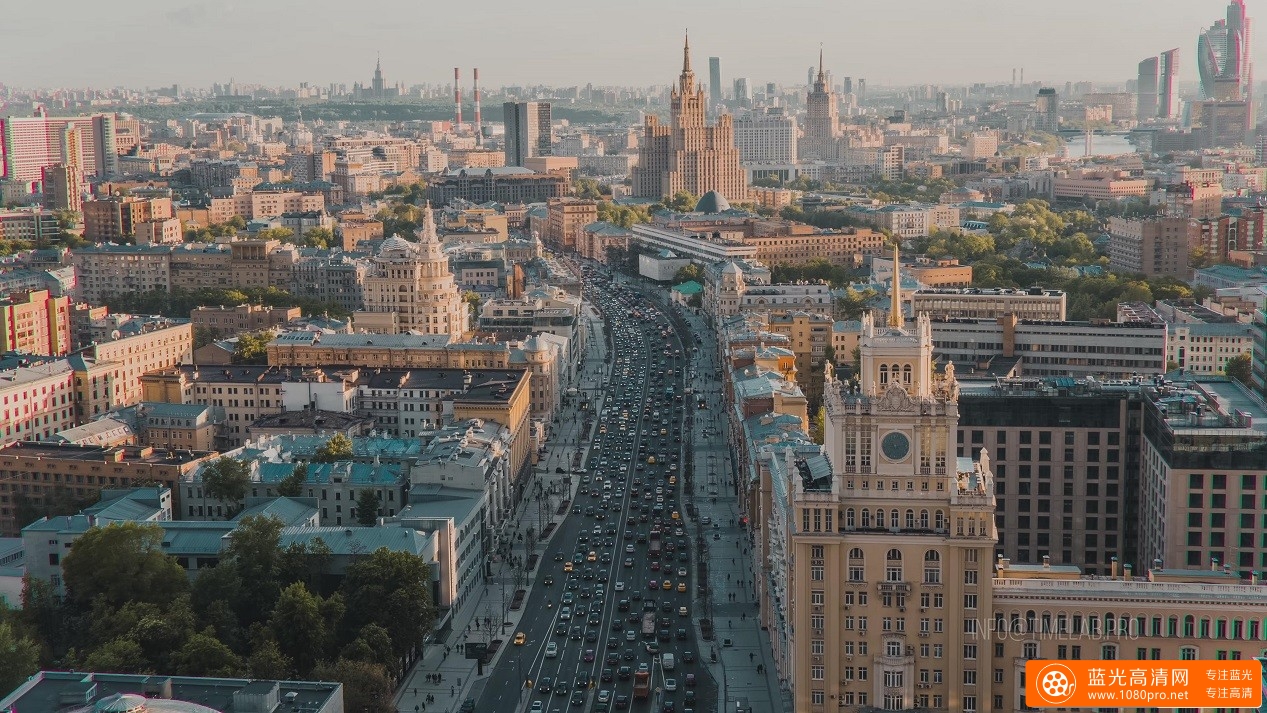 超清晰莫斯科的4k风景视频免费下载