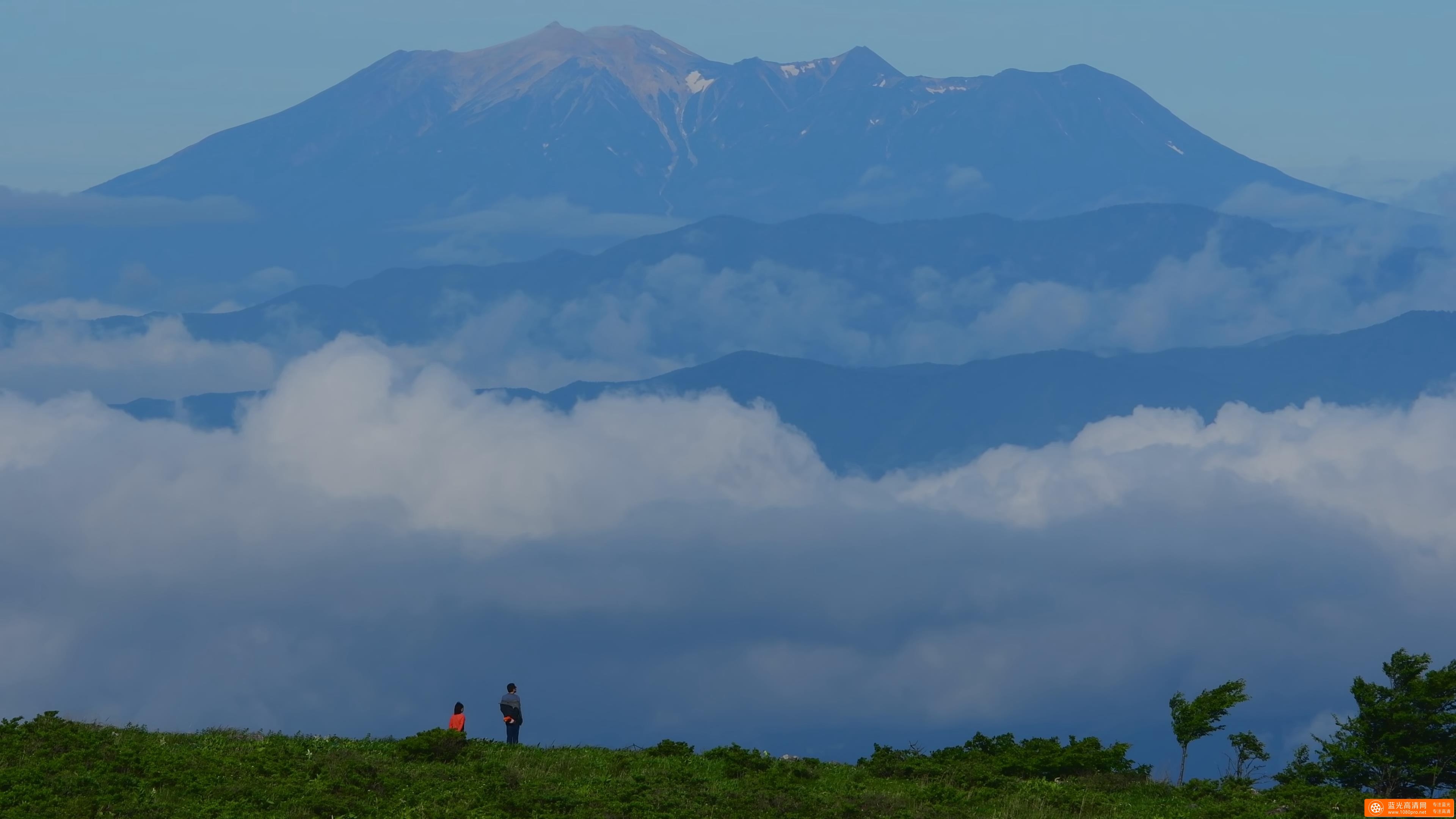 超清晰日本美しい車山高原的4k风景视频免费下载