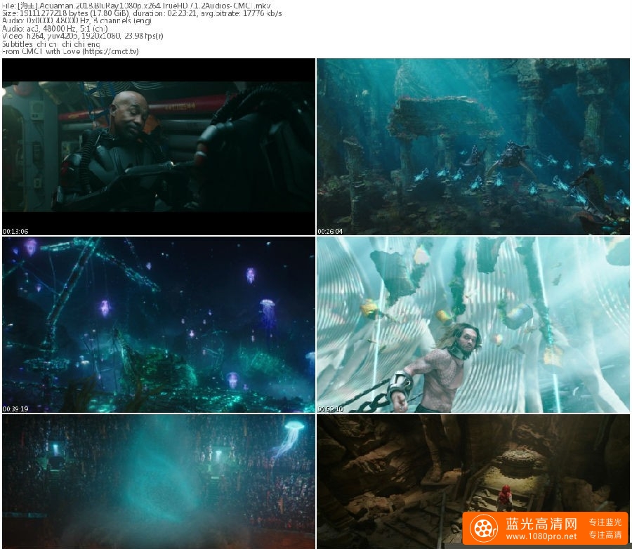 [海王].Aquaman.2018.BluRay.1080p.x264.TrueHD7.1.国英双语.中英字幕-CMCT[17.8G]