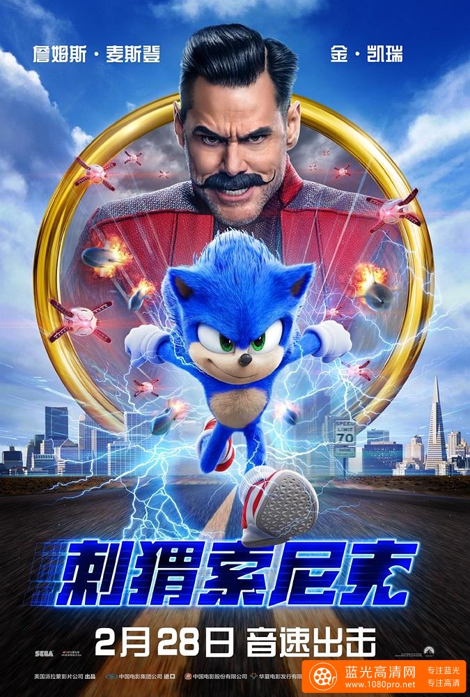 刺猬索尼克/超音鼠大电影 Sonic.the.Hedgehog.2020.1080p.BluRay.x264-GECKOS 9.74GB