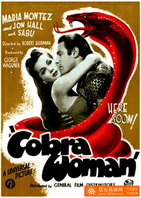金蛇美女 Cobra.Woman.1944.720p.BluRay.x264-WUTANG 4.50GB