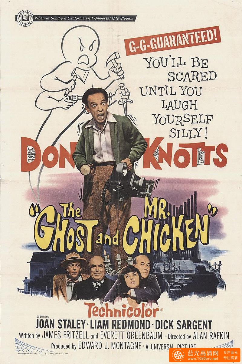 小人物传奇之胆小鬼见鬼记 The.Ghost.and.Mr.Chicken.1966.1080p.BluRay.X264-PSYCHD 8.75GB
