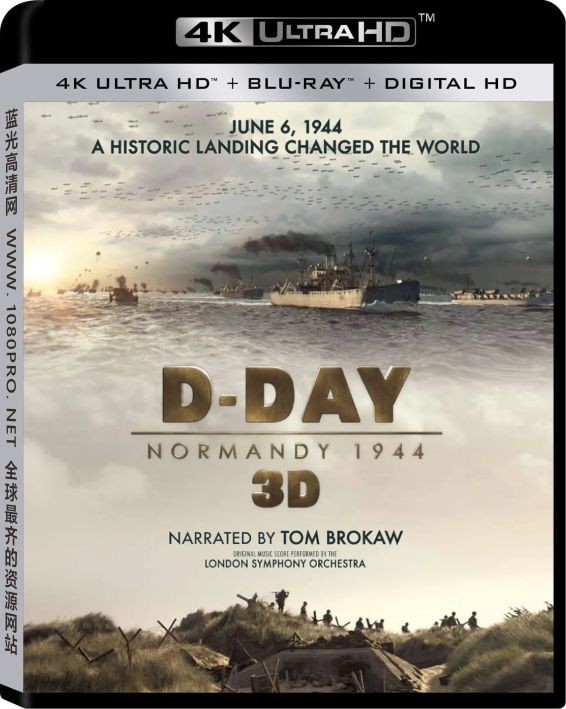 登陆日，诺曼底1944 D-Day.Normandy.1944.2014.DOCU.2160p.UHD.BluRay.x265.10bit.HDR.DTS-HD.MA.5.1-GUHZE ...