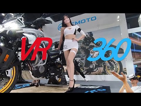 5K VR3602022汽车沙龙模特妍智恩汽车沙龙周 - 603MB 