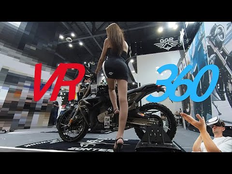 5K VR360黑色连衣裙2022汽车沙龙赛车模特昭熙汽车沙龙周 - 262MB