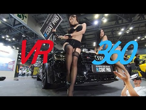 5K VR360黑色2022自动沙龙赛车模特金佳恩汽车沙龙周 -789MB