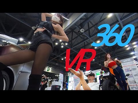 5K VR 360左民蔡禹诗妍2022汽车沙龙模特闵彩，诗妍汽车沙龙周 - 162MB
